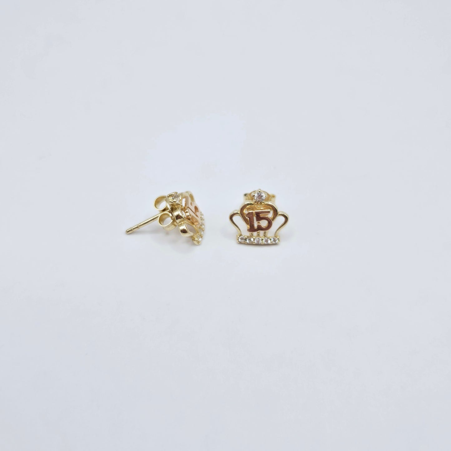 Aretes para 15 años 14k