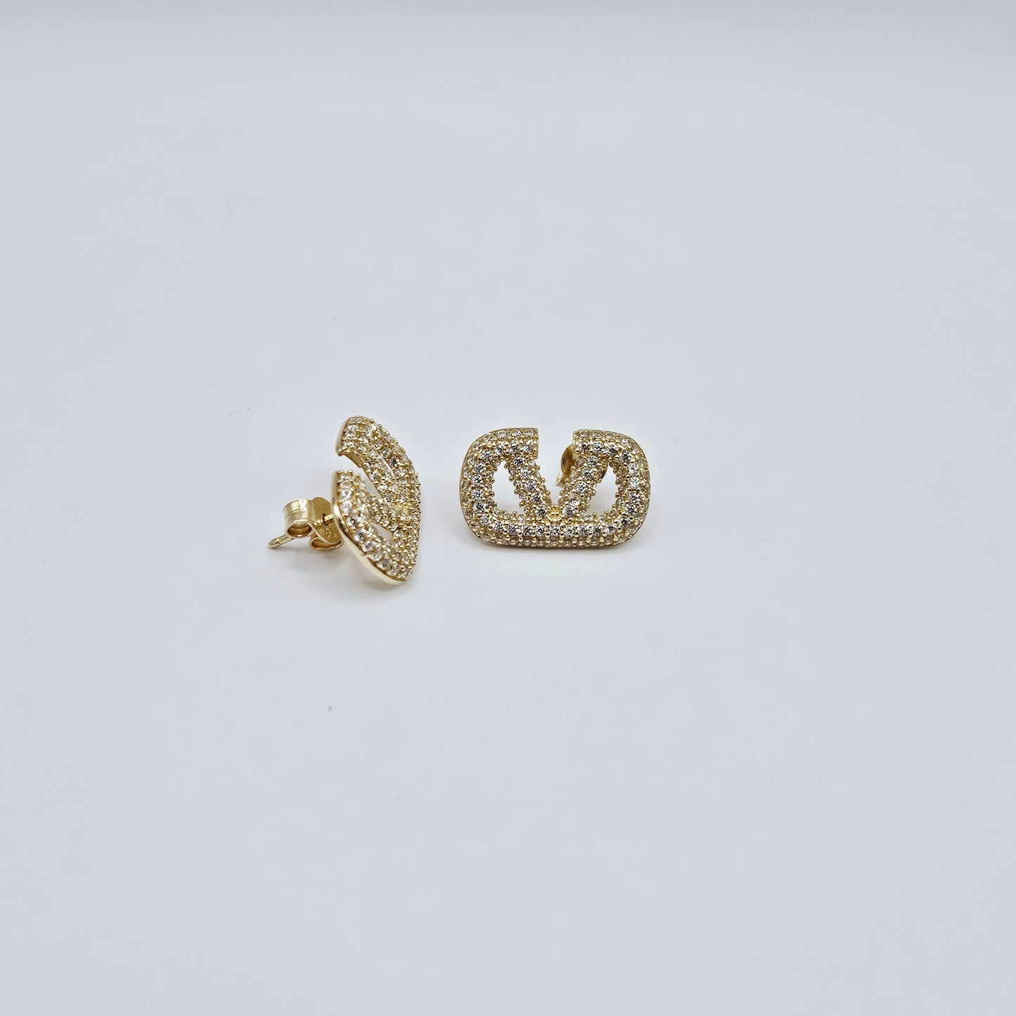 Aretes Valentino 14k