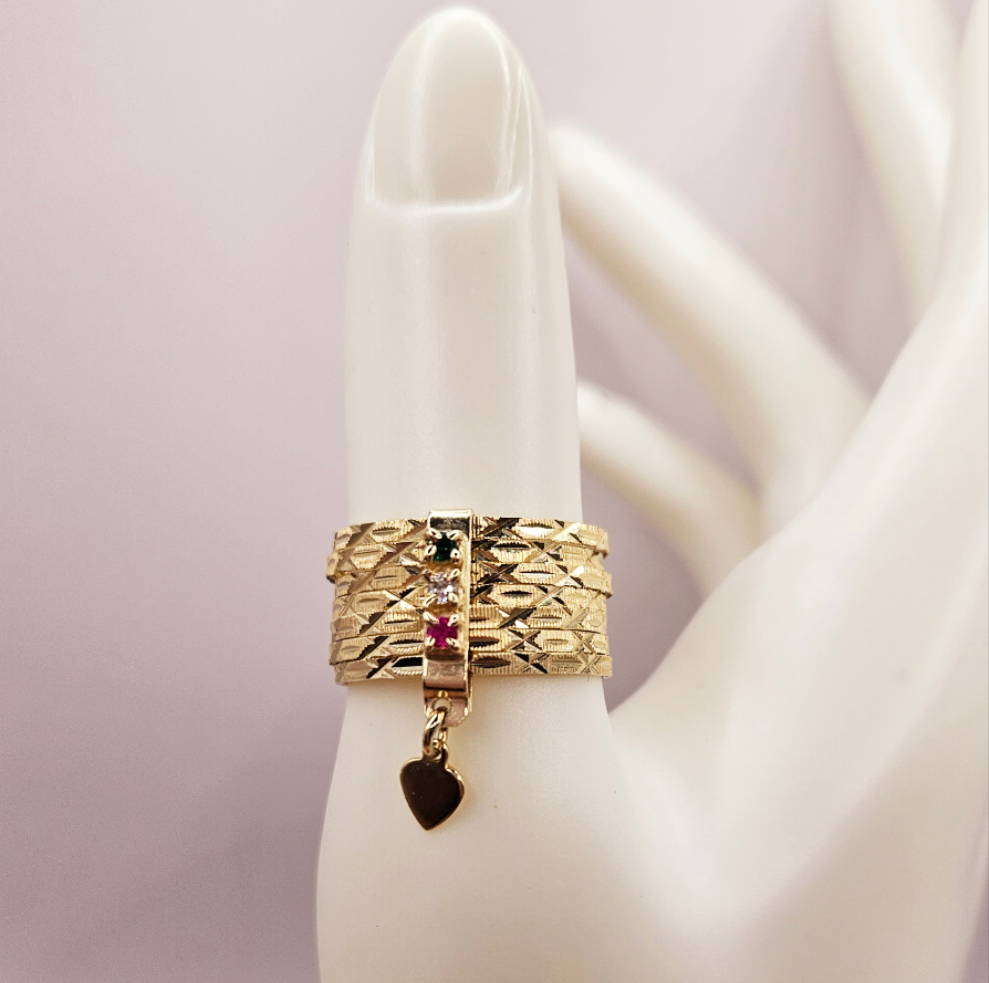 Anillo de Semanario 14k