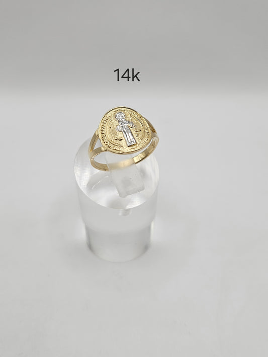 Anillo de San Benito 14k