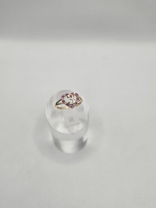Anillo 3 años 14k