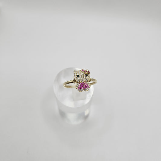 Anillo de Hello Kitty  10k