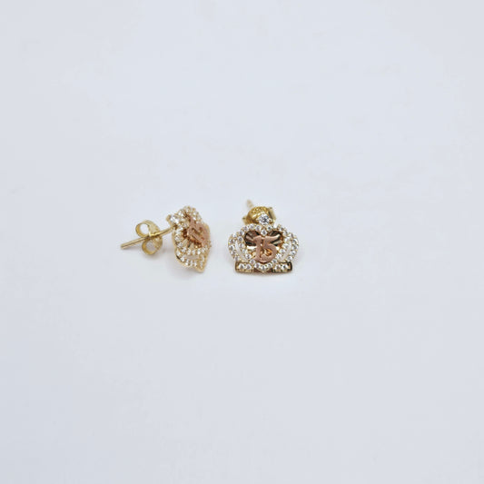 Aretes para 15 años 14k
