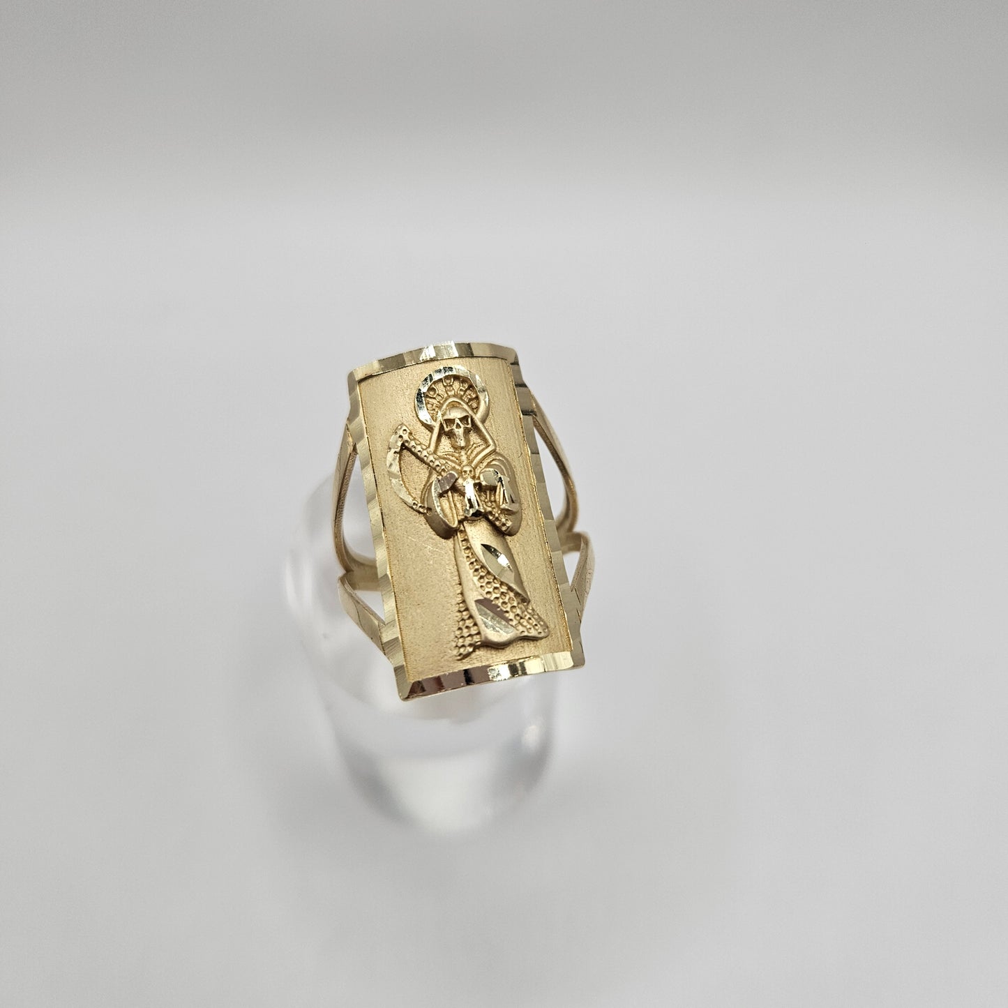 Anillo Santa Muerte 14k