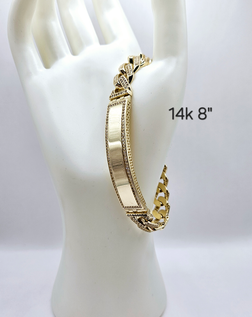 Esclava con zirconias 14k