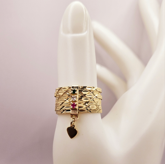 Anillo de Semanario 14k